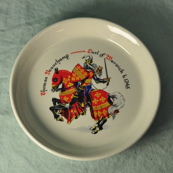 earl of warwick thomas beauchamp coaster trinket dish (w987) - Picture 1 of 5